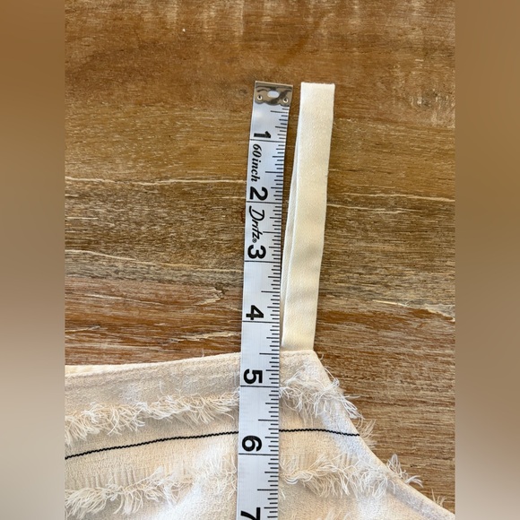 Maeve by Anthropologie Quinn Striped & Fringe Tank Top, Size 8 - Picture 16 of 16